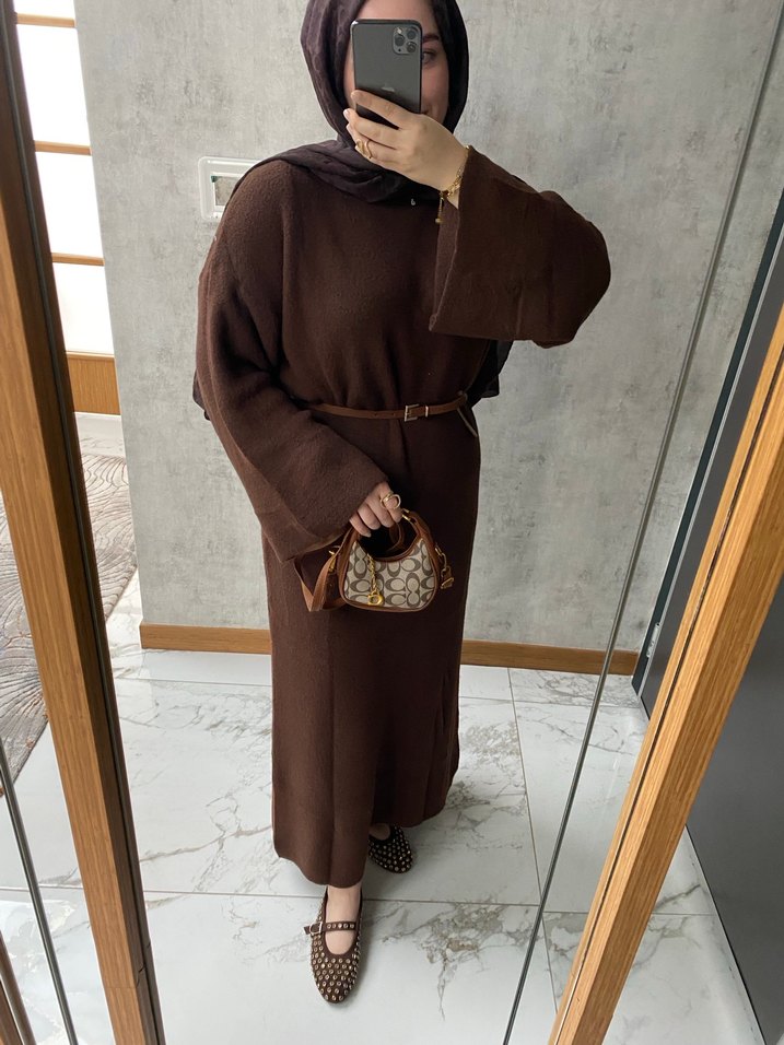 Triko Uzun Elbise - Görsel 3