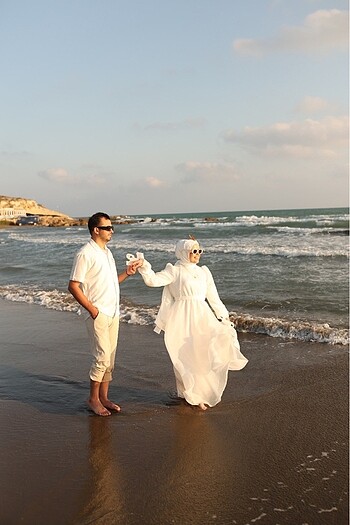 Nikah beyaz elbise