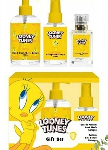  Beden Renk Rebul Çocuk Seti Tweety Kolonya Parfüm ve Sabun 