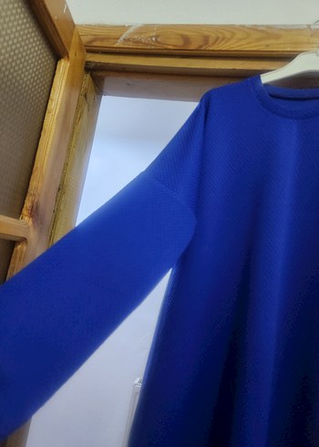 Mavi Uzun Kollu Kadın Tunik - Görsel 4