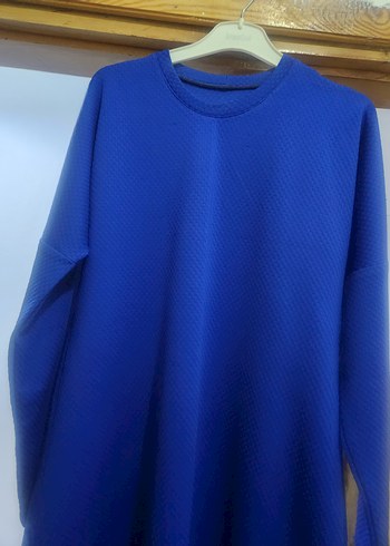 Mavi Uzun Kollu Kadın Tunik - Görsel 2