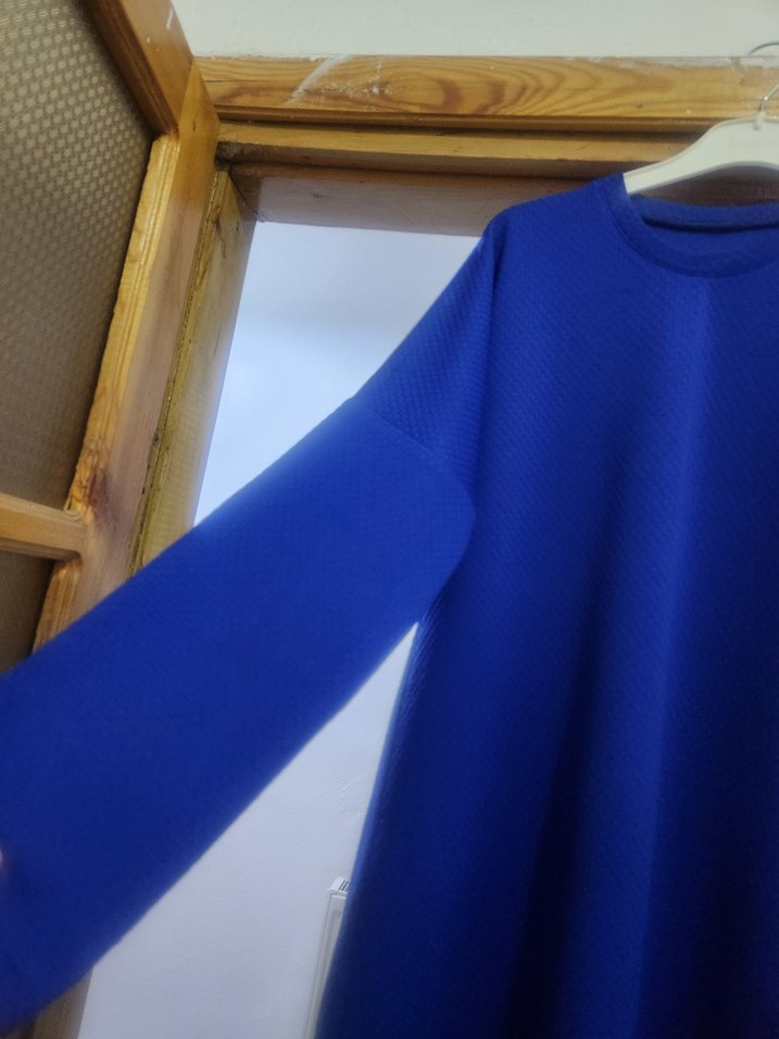 Mavi Uzun Kollu Kadın Tunik - Görsel 4