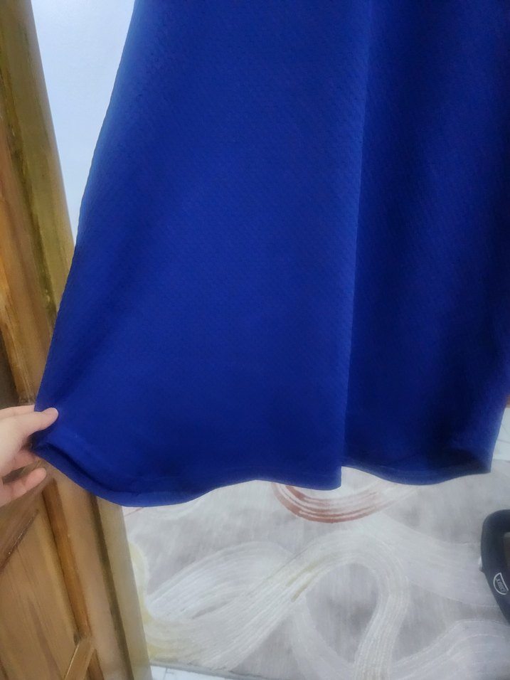 Mavi Uzun Kollu Kadın Tunik - Görsel 3