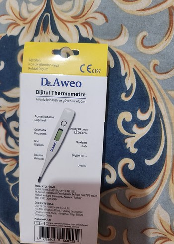 Dr. Aweo Dijital Termometre Model DMT-102 - Görsel 2