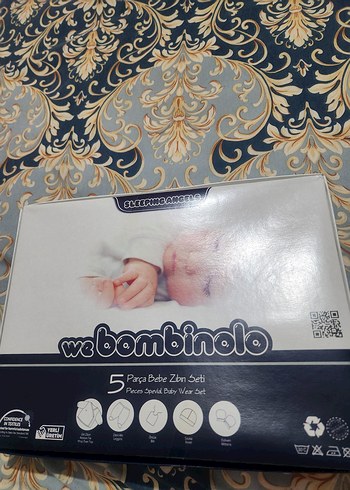 Beyaz Pamuklu Bebek Hastane Kıyafeti - Görsel 2