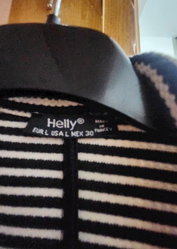 Çizgili Uzun Gri Kolsuz Yelek - Görsel 6