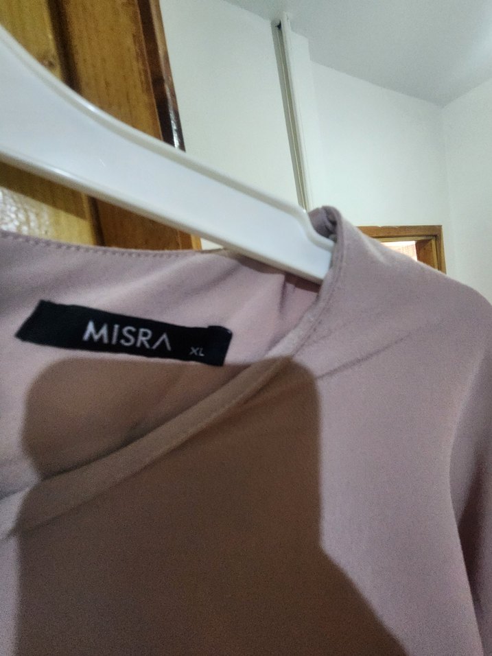 Diger Bej Kadın Uzun Kollu Salaş Tunik - Görsel 4