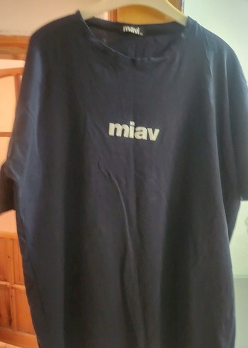 Siyah miav Baskılı Erkek Tişört - Görsel 5