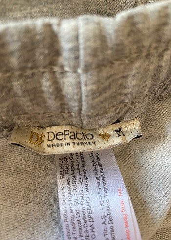 Gri Kadın Mini Şort Rahat Kesim - Görsel 6