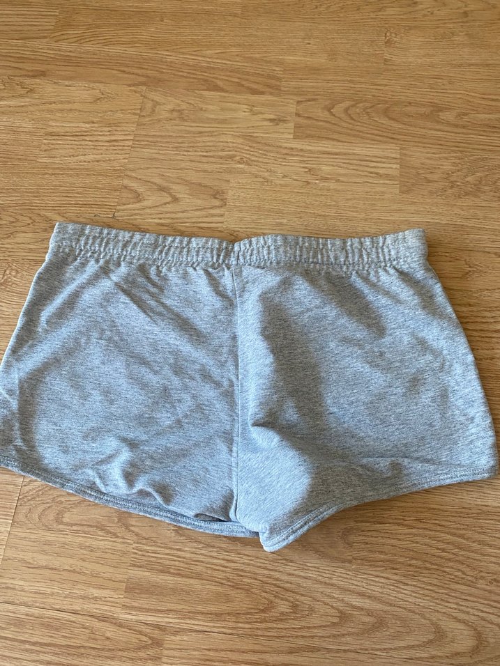 Gri Kadın Mini Şort Rahat Kesim - Görsel 5
