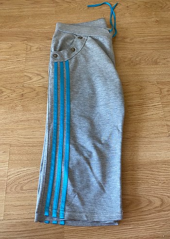 Gri Düğmeli Erkek Eşofman Altı - Görsel 6