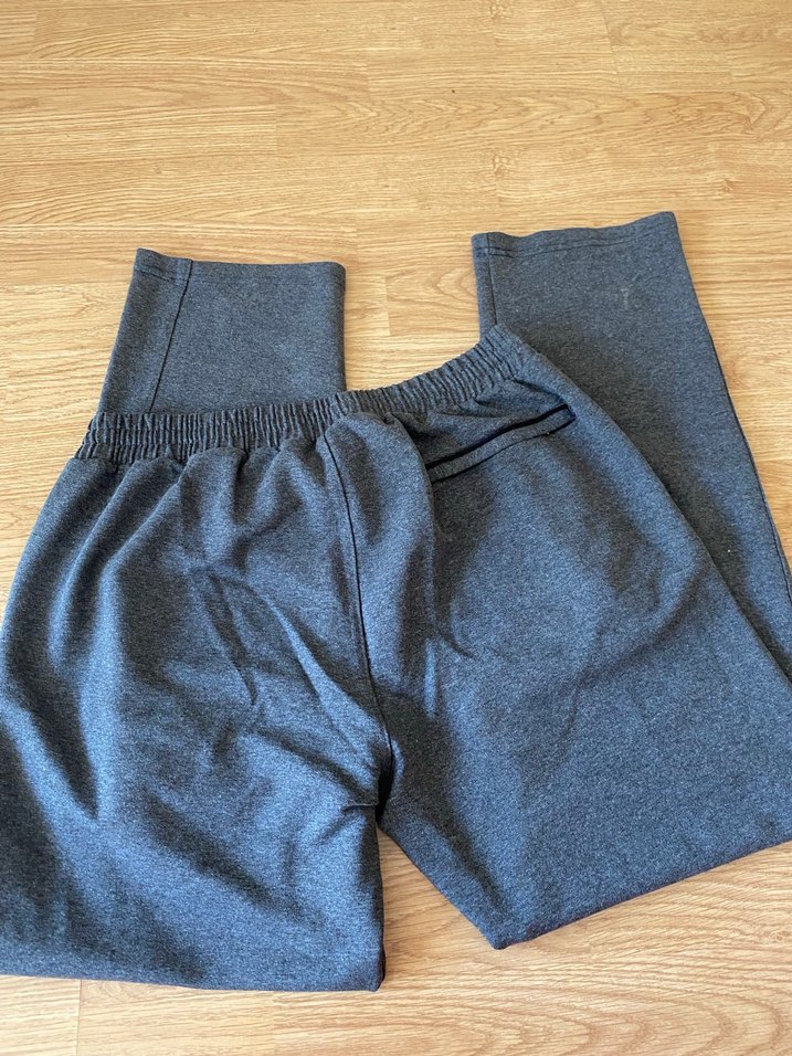 Kadın Gri Rahat Kesim Fermuarlı Eşofman Altı - Görsel 5