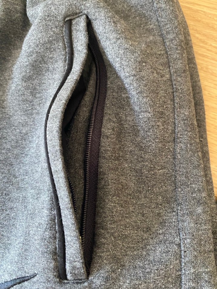 Kadın Gri Rahat Kesim Fermuarlı Eşofman Altı - Görsel 3