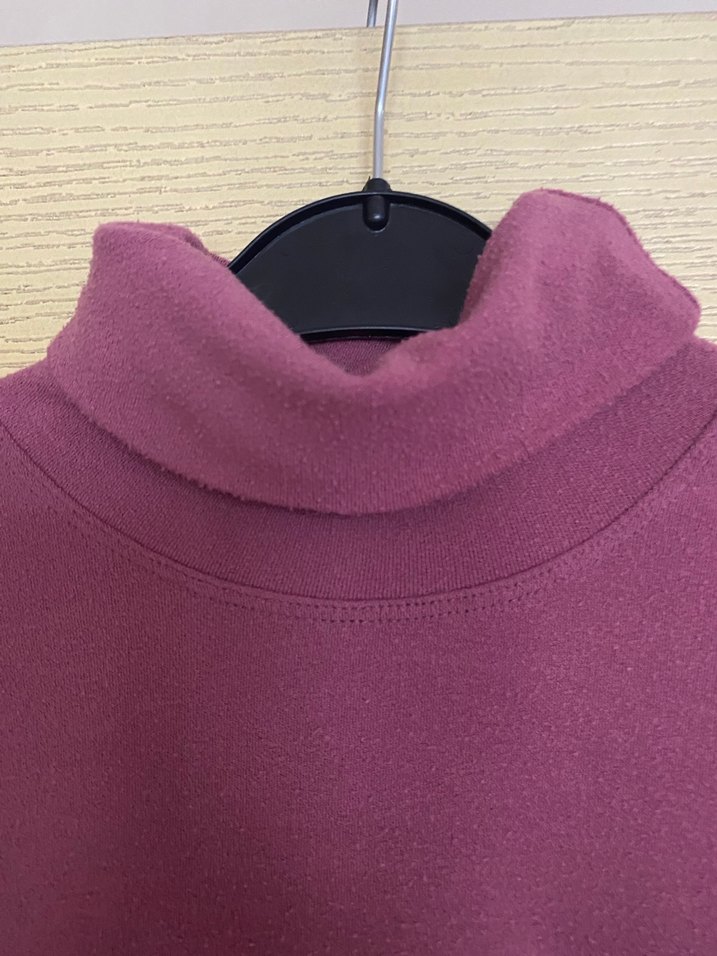 Balıkçı kazak. Gül kurusu rengi. - Görsel 4