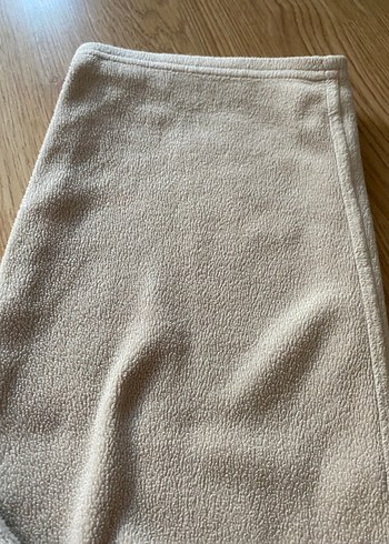 Bej Kadın Rahat Kesim Polar Kumaş Pantolon - Görsel 4