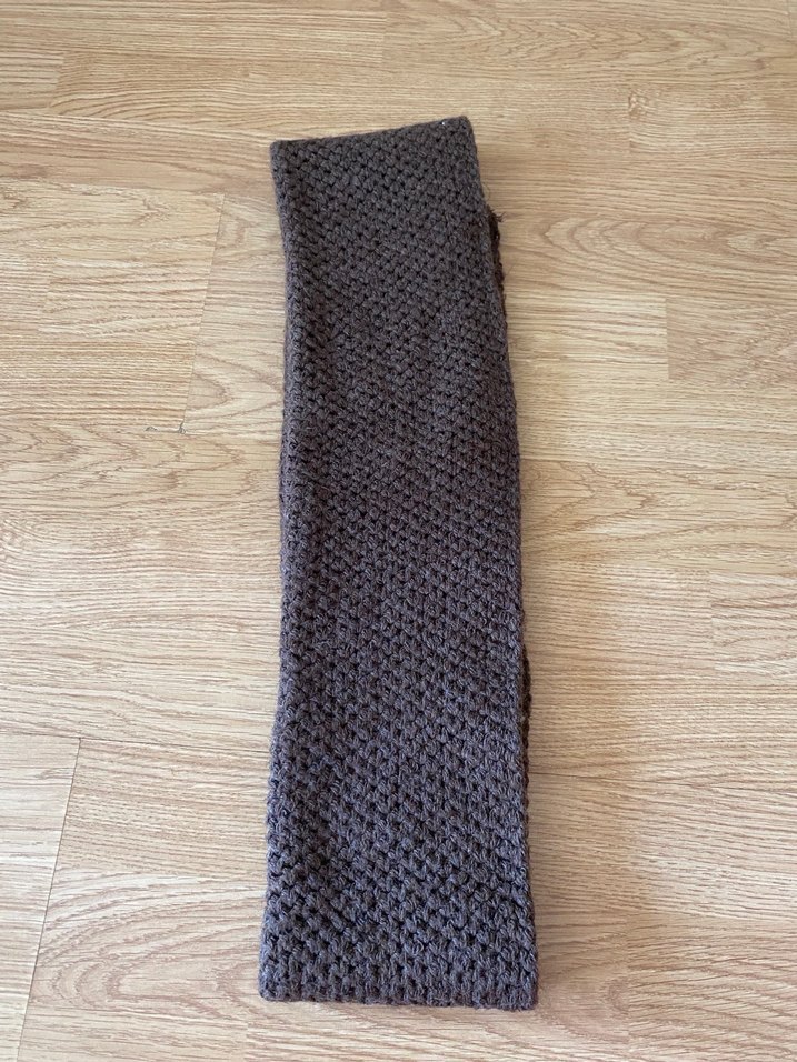 Gri Örgü Kadın Şal - Görsel 5