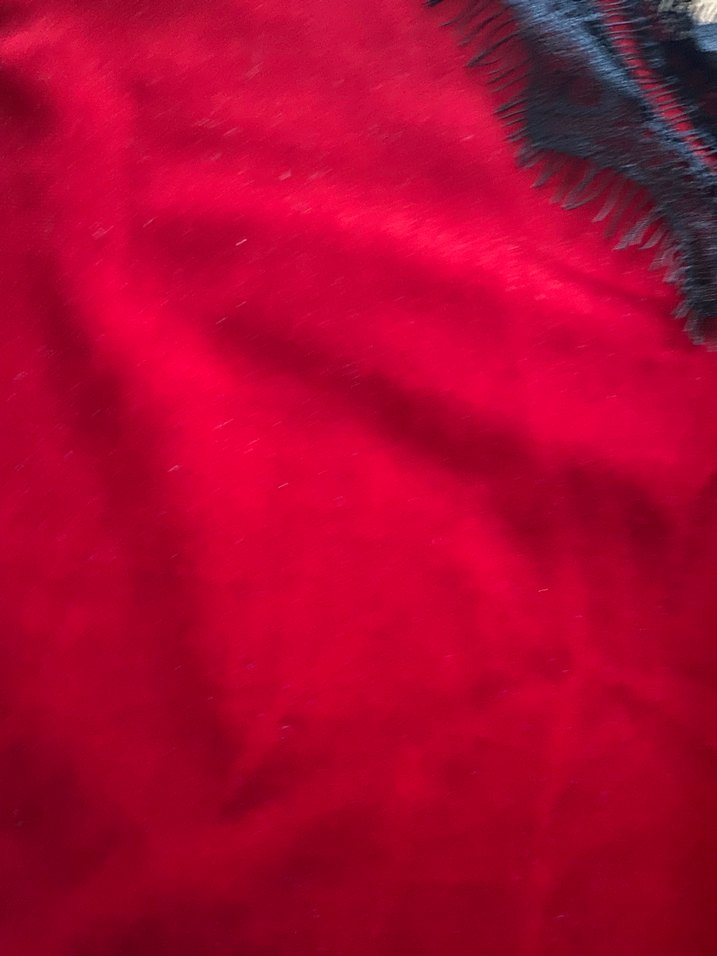 Dantel Detaylı Kırmızı V Yakalı Bluz - Görsel 4