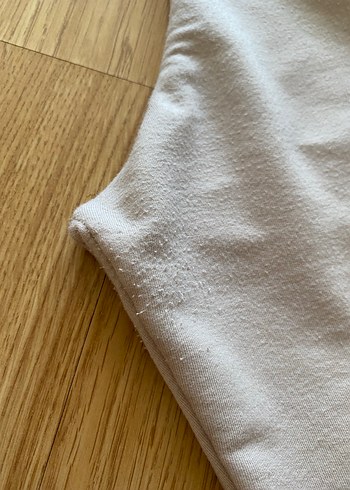 Bej Rahat Kesim Kadın Keten Eşofman Altı - Görsel 4