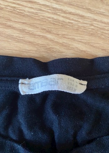 Koyu Mavi Çiçek İşlemeli Uzun Kollu Kız Tişörtü - Görsel 6