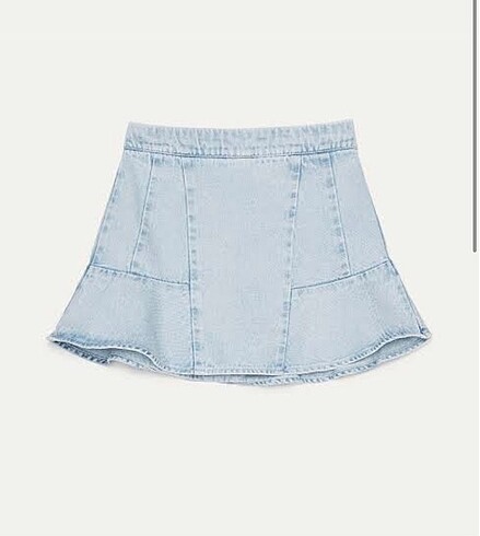 Bershka kot şortlu etek