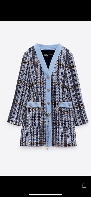 Zara tüvit blazer ceket. Xs beden