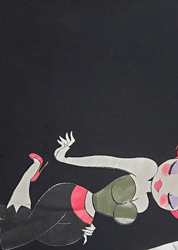 Siyah baskılı  Straplez - Görsel 2