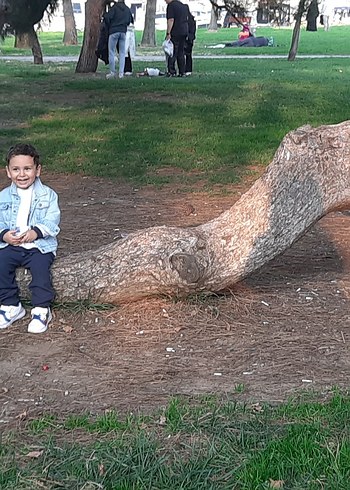 Beyaz Örgü Crop Süveter - Görsel 3