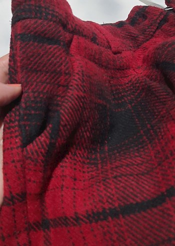 ekose mini şort - Görsel 2