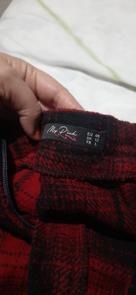 ekose mini şort - Görsel 4