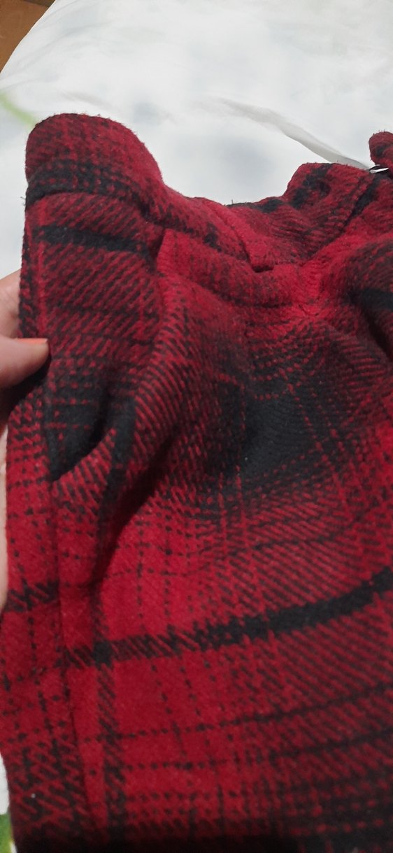 ekose mini şort - Görsel 2