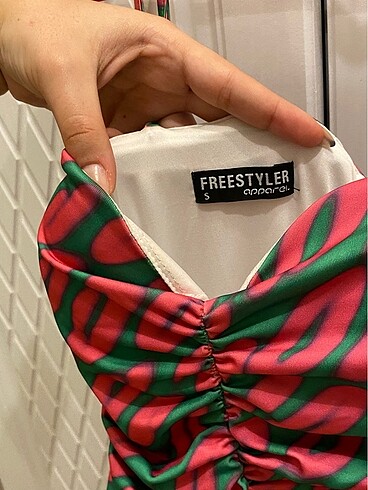 s Beden Freestyler Apparel Drapeli Elbise