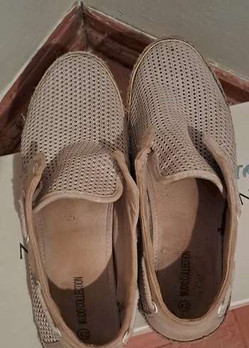 Bej Düğmeli Erkek Espadril Ayakkabı - Görsel 7