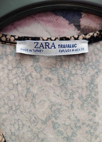 Zara Zara leopar desenli elbise 