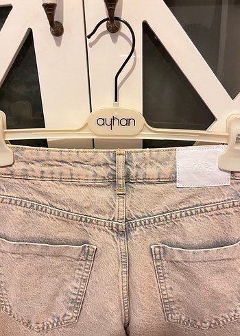 Bol Kesim Midi Kadın Kot Pantolon - Görsel 5