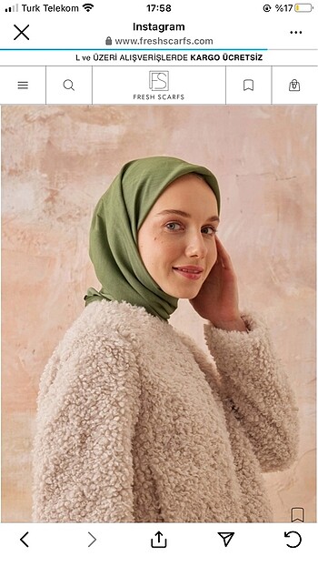 Fresh scarf eşarp