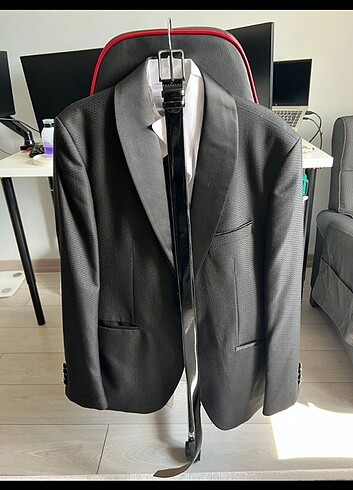 50-6 drop Beden Abdullah Kiğılı Slim Fit Damatlık