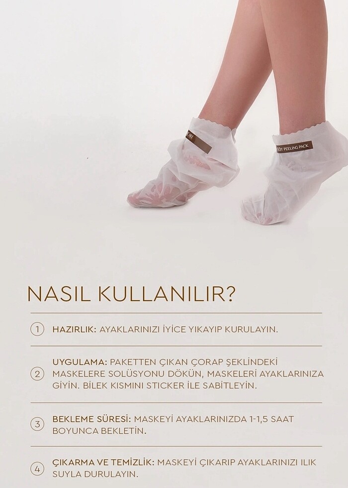 MJCARE AYAK PEELİNG 2 ADET - Görsel 3