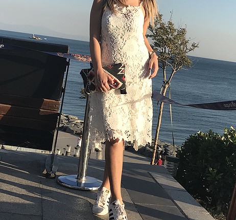s Beden Zara beyaz elbise