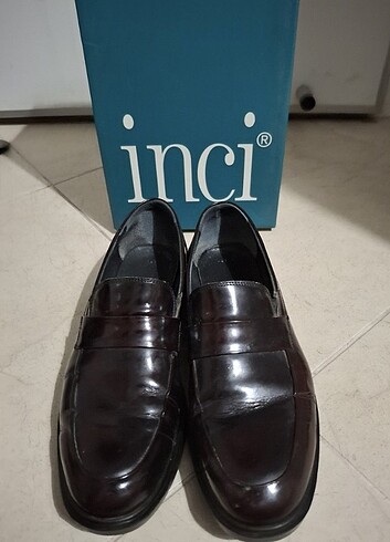 İnce beta oxford bordo deri ayakkabi