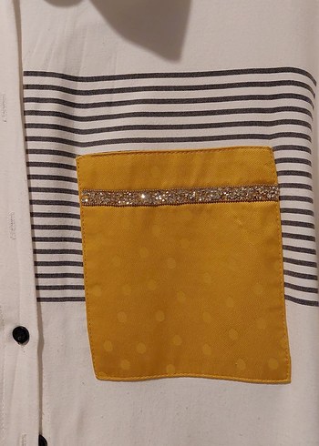 TUNİK# TESETTÜR#Siyah Düğmeli# Kadın Gömlek - Görsel 5