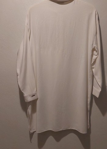 TUNİK# TESETTÜR#Siyah Düğmeli# Kadın Gömlek - Görsel 2