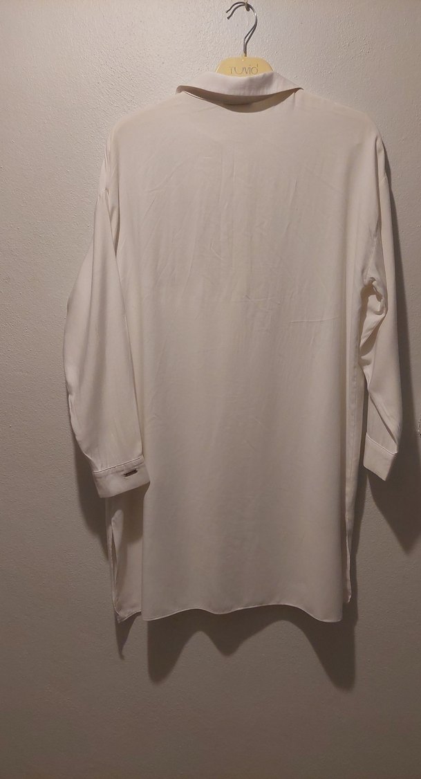 TUNİK# TESETTÜR#Siyah Düğmeli# Kadın Gömlek - Görsel 2