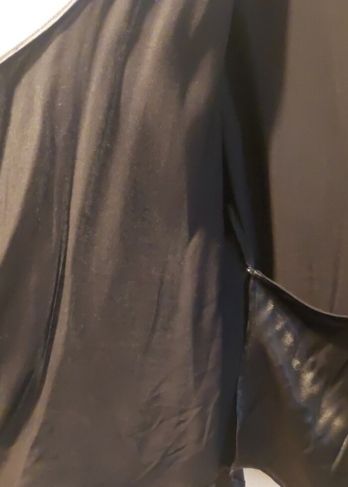 SATEN GÖMLEK#SIYAH SATEN GÖMLEK#LCW GÖMLEK - Görsel 5