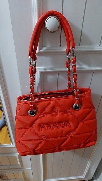 ÇANTA#KOL ÇANTASI#POSTACI #PRADA#TOTE - Görsel 2