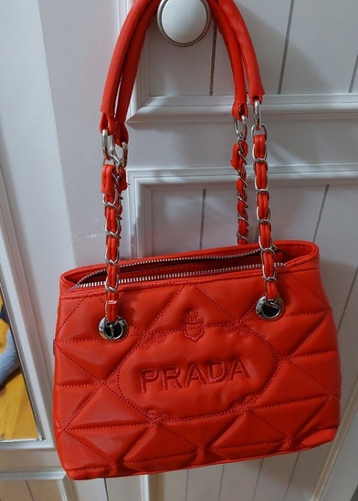 ÇANTA#KOL ÇANTASI#POSTACI #PRADA#TOTE - Görsel 2