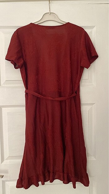 LTB Bordo renk elbise