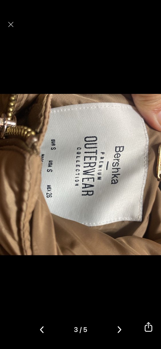 Stradivarius Kürk Detaylı Kahverengi Kadın Kışlık Mont - Görsel 3