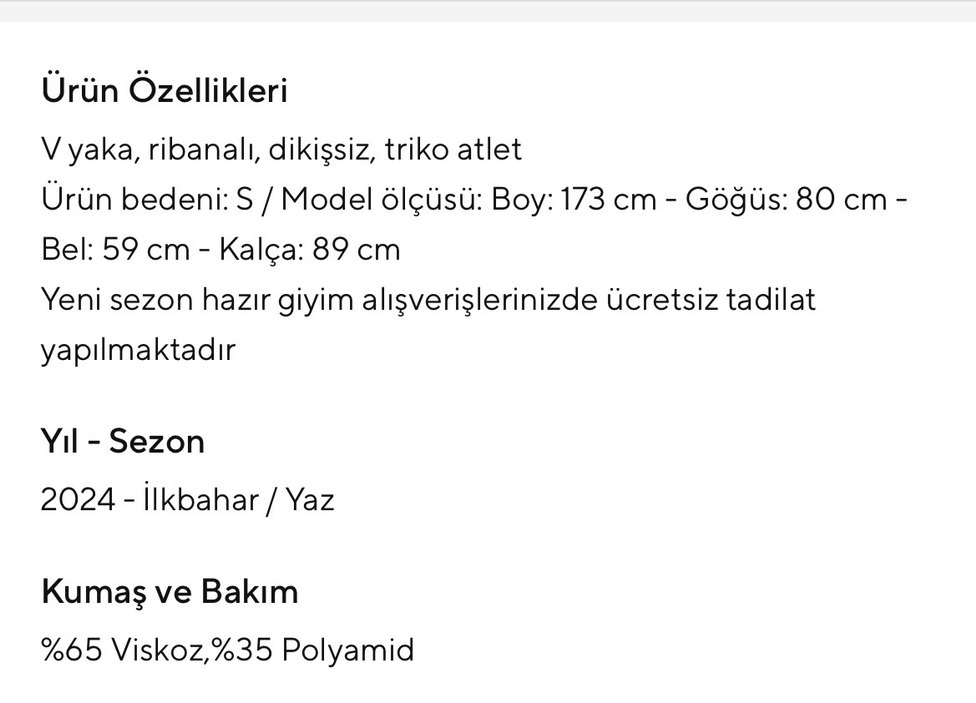 Network Kadın Beyaz V Yaka Kolsuz triko - Görsel 5