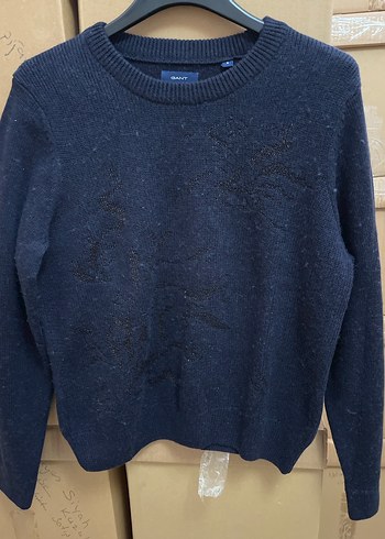 Lacivert Kadın triko Kazak - Görsel 2