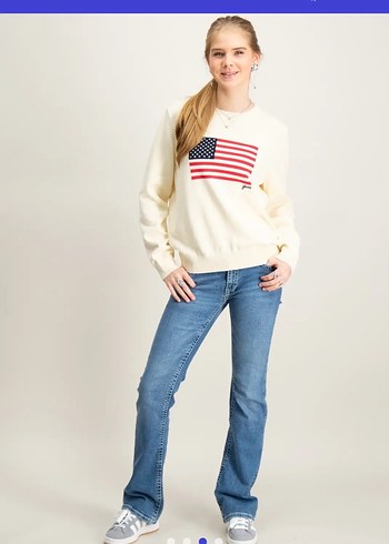 Gant marka kız çocuk kazak - Görsel 3